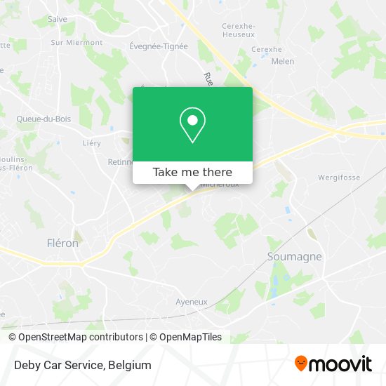 Deby Car Service map