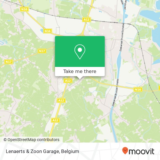 Lenaerts & Zoon Garage map