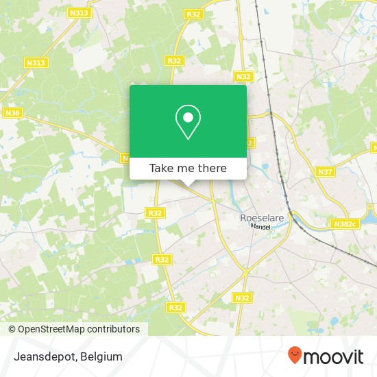Jeansdepot map