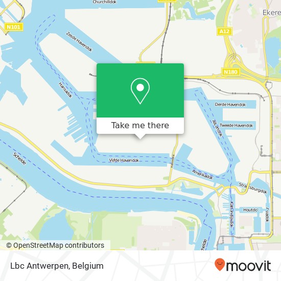 Lbc Antwerpen map