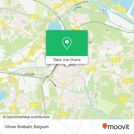 Olivier Brebant map