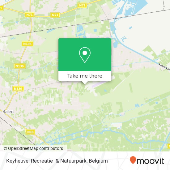 Keyheuvel Recreatie- & Natuurpark map