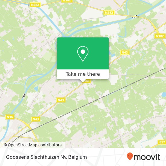 Goossens Slachthuizen Nv map