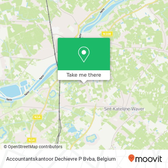 Accountantskantoor Dechievre P Bvba map