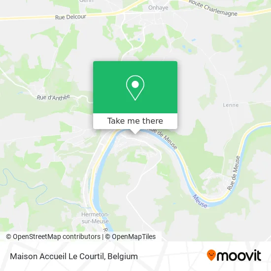 Maison Accueil Le Courtil map