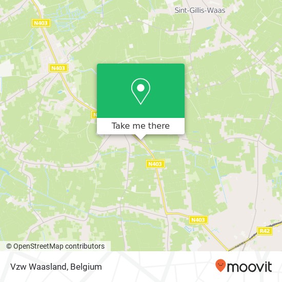 Vzw Waasland map