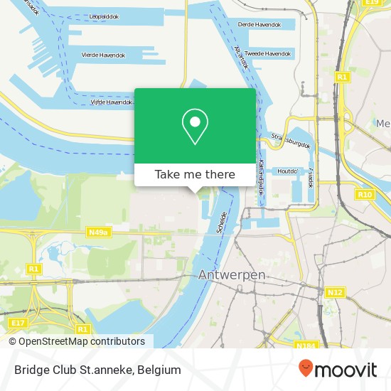 Bridge Club St.anneke map