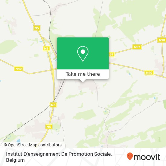 Institut D'enseignement De Promotion Sociale map