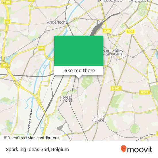 Sparkling Ideas Sprl map