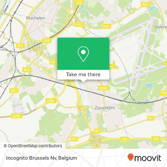 Incognito Brussels Nv map