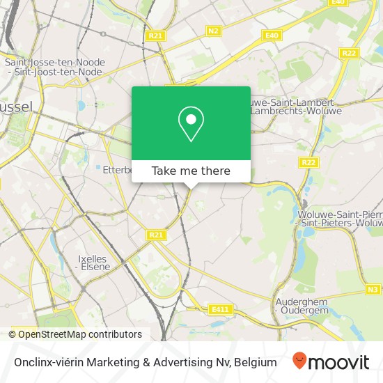 Onclinx-viérin Marketing & Advertising Nv map