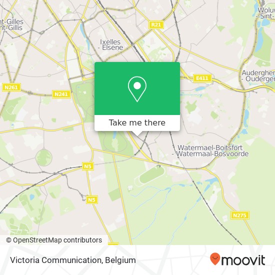 Victoria Communication map