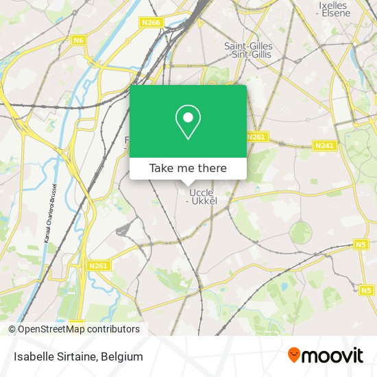 Isabelle Sirtaine map
