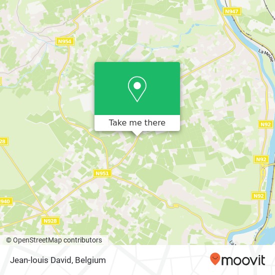 Jean-louis David map