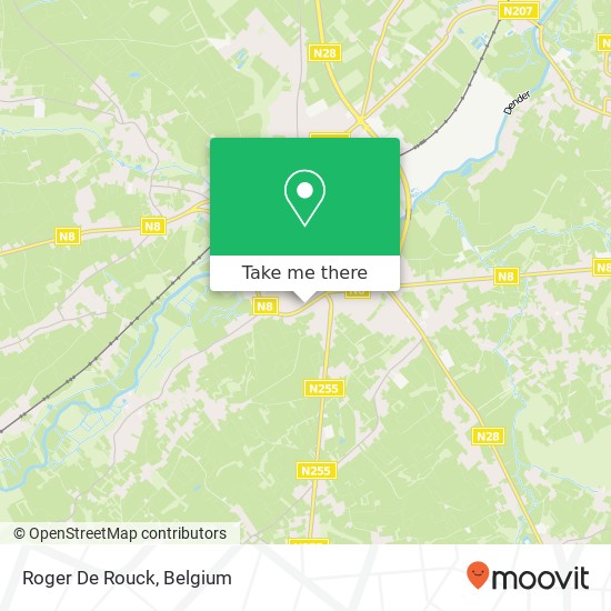 Roger De Rouck map