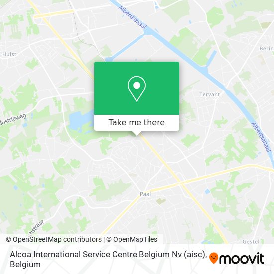 Alcoa International Service Centre Belgium Nv (aisc) map
