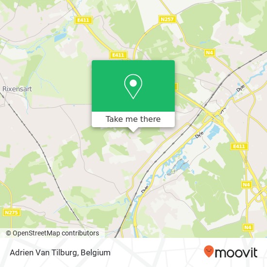 Adrien Van Tilburg map