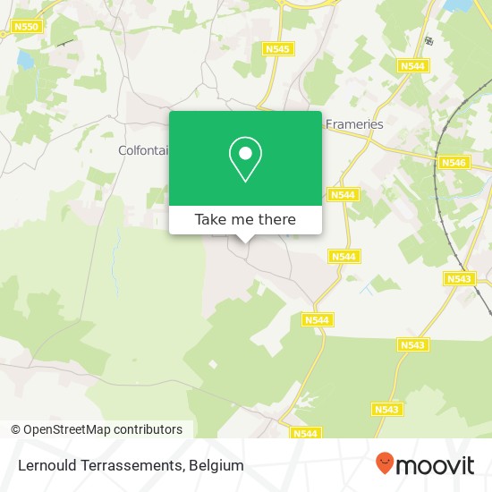 Lernould Terrassements map