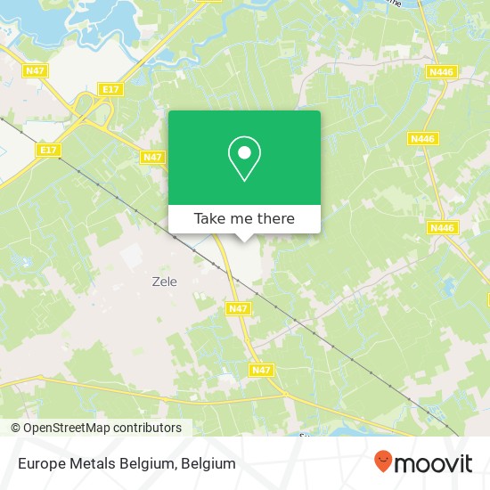 Europe Metals Belgium map