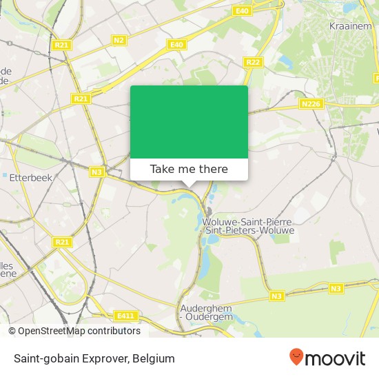 Saint-gobain Exprover map