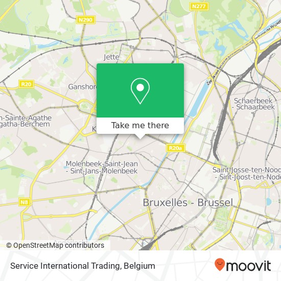 Service International Trading map