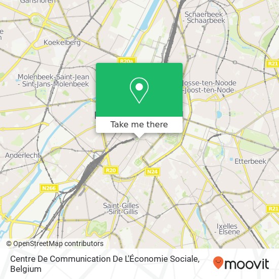 Centre De Communication De L'Économie Sociale map
