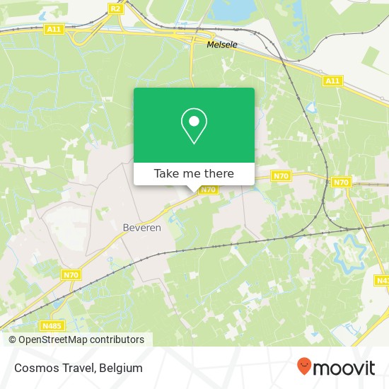 Cosmos Travel map