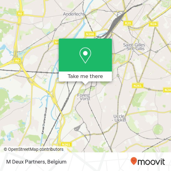 M Deux Partners map