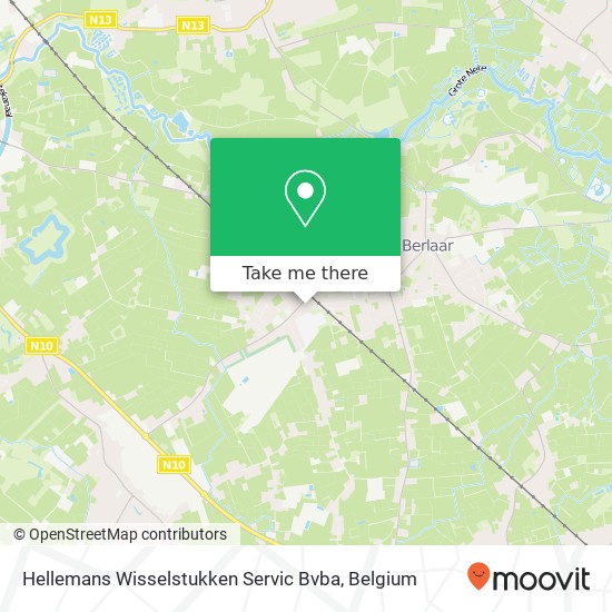 Hellemans Wisselstukken Servic Bvba map