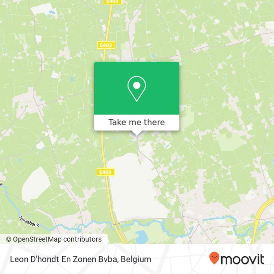 Leon D'hondt En Zonen Bvba map