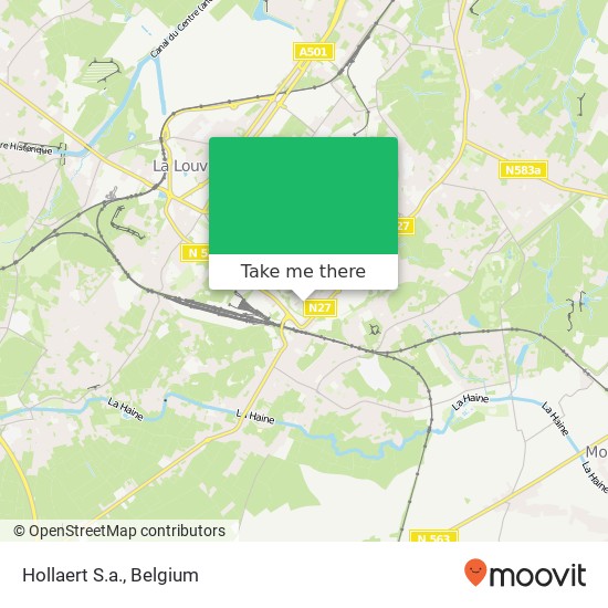 Hollaert S.a. map