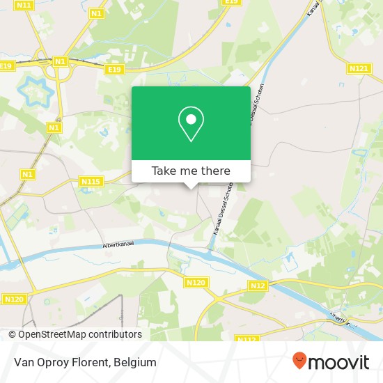 Van Oproy Florent map