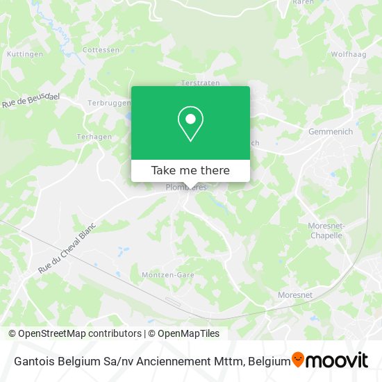 Gantois Belgium Sa / nv Anciennement Mttm map