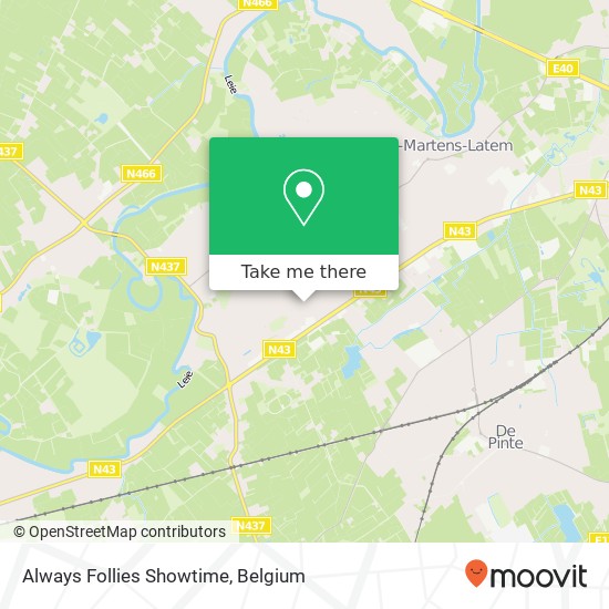 Always Follies Showtime map