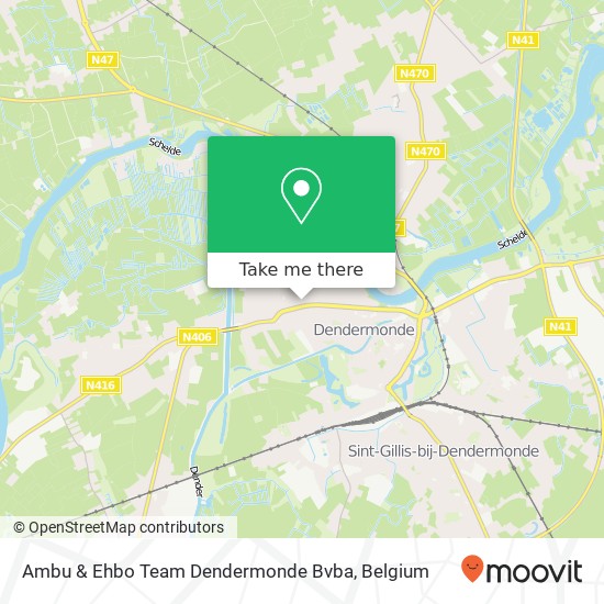 Ambu & Ehbo Team Dendermonde Bvba map