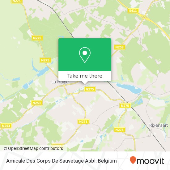 Amicale Des Corps De Sauvetage Asbl map