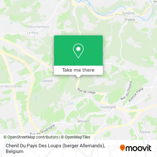 Chenil Du Pays Des Loups (berger Allemands) plan