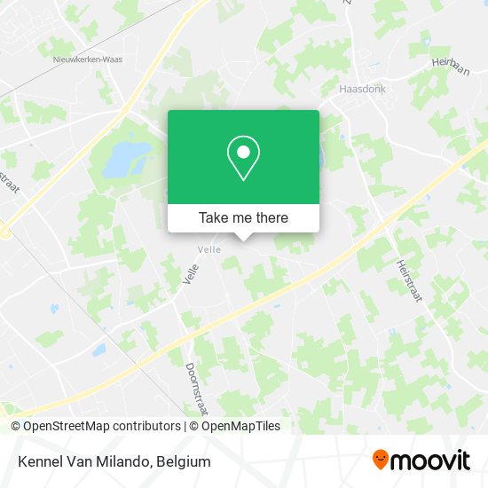 Kennel Van Milando map