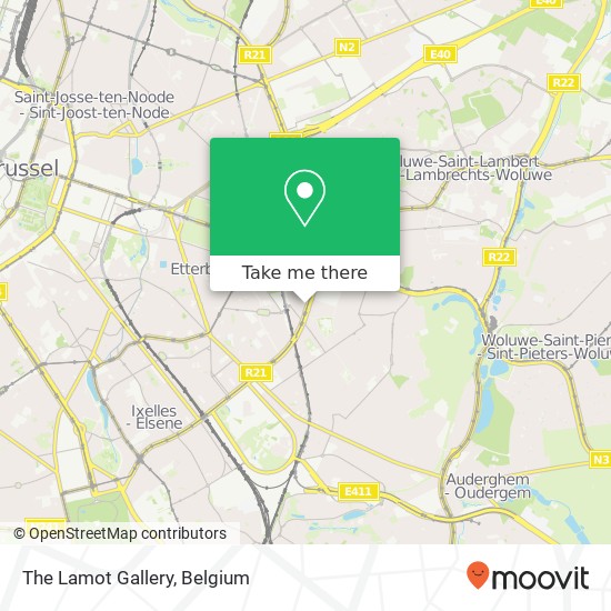 The Lamot Gallery map