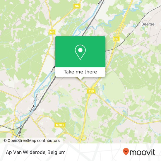 Ap Van Wilderode map
