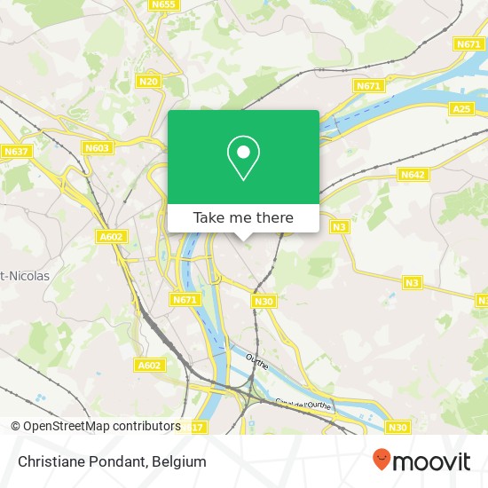 Christiane Pondant map