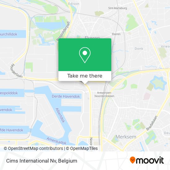 Cims International Nv map
