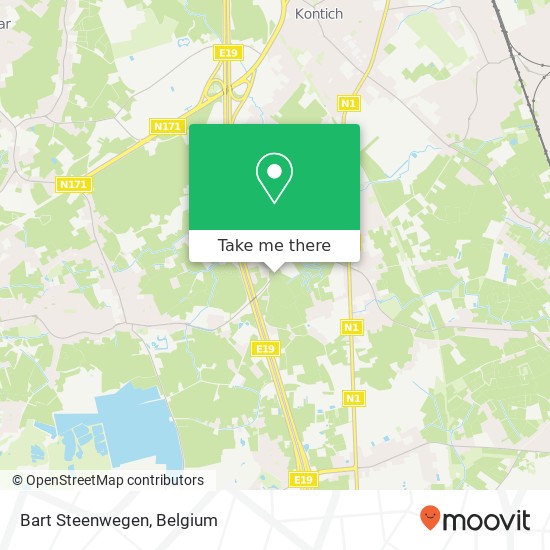 Bart Steenwegen map