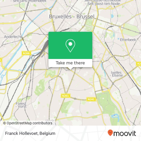 Franck Hollevoet map