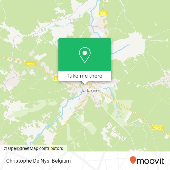 Christophe De Nys map