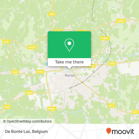 De Bonte Luc map