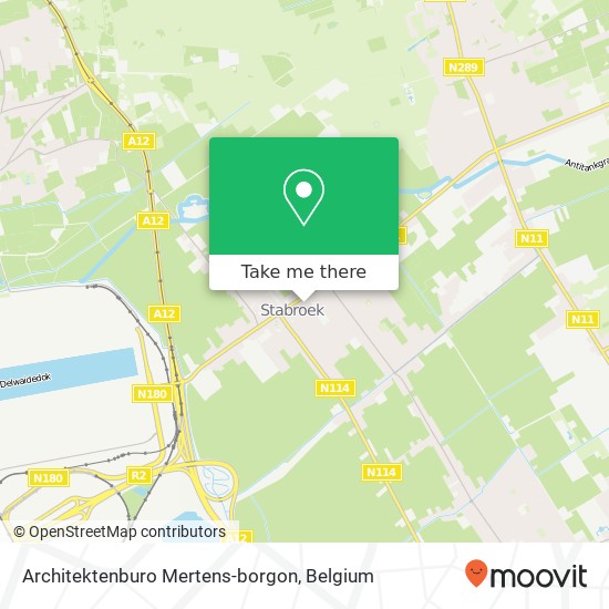 Architektenburo Mertens-borgon map