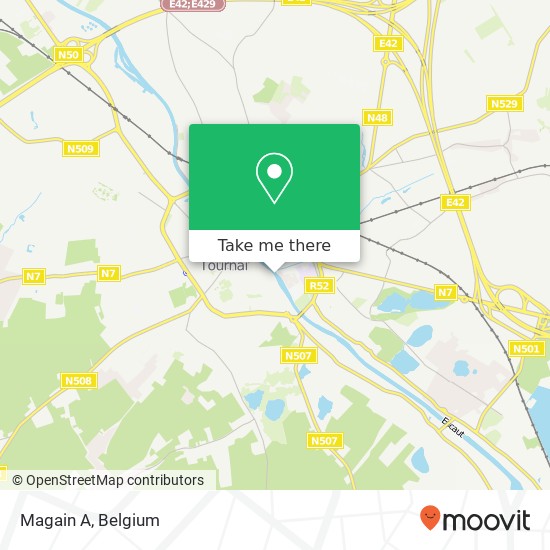 Magain A map