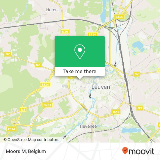 Moors M map
