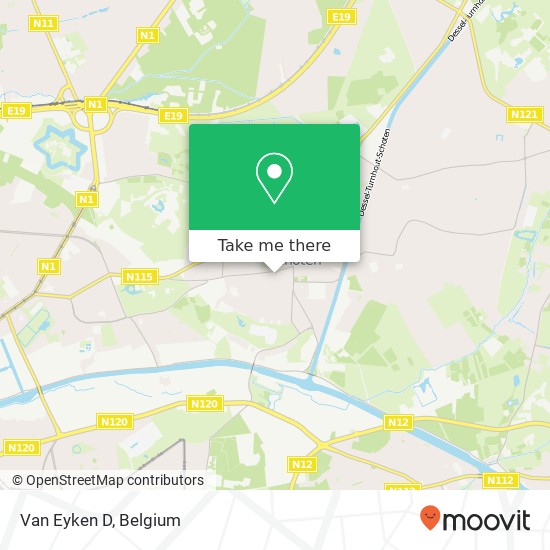 Van Eyken D map
